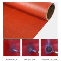 Silicone rubber coated fiberglass fabric